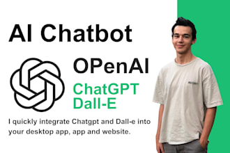 integrate ai chatbot to your website, app using openai api