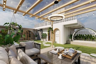 design landscape, backyard, garden, pool, patio, frontyard
