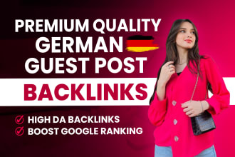 build quality german high authority guest post dofollow white hat SEO backlinks