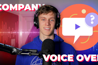 record a professional company explainer voice over