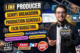 provide a breakdown, schedule, and budget for your film script