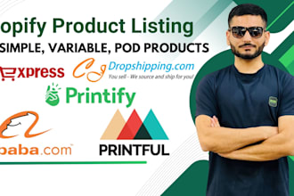 do shopify product listing and optimization
