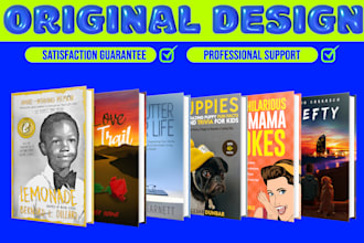 design professional cover for ebook or publishing kdp amazon
