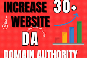 increase da, increase domain authority 30plus, da increase