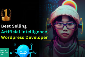 develop ai content writer and ai chatbot wordpress website