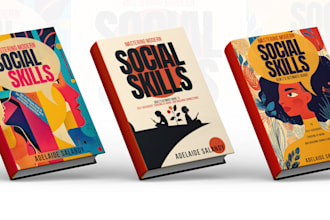 design premium book cover, ebook cover, kdp, audio book