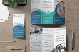 design a professional brochure, flyer, or trifold in 24 hrs