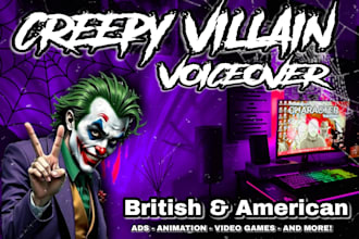 provide a creepy villain voice