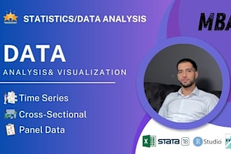 do data analysis using stata, eviews,or excel for professional research