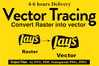 convert low resolution image into scalable vector file