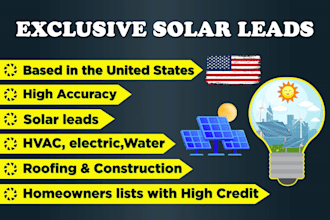 provide solar leads for united states