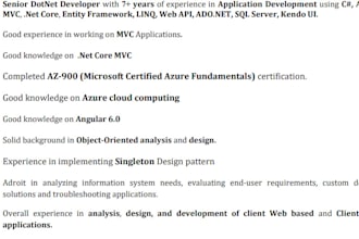 be your idea candidate for your dot net project