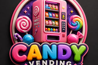create any type of vending machine logo for your business