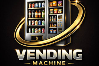 create any type of vending machine logo for your business 5 hours