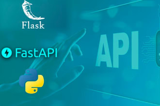 do python API development with django, flask, fast API
