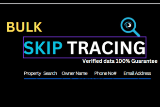 do bulk skip tracing for anybody, llc skip tracing, real estate skip tracing