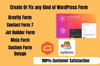 create or fix wp forms gravity forms for wordpress