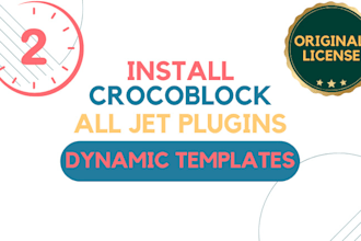 install all crocoblock plugins with dynamic templates in just 2 hours