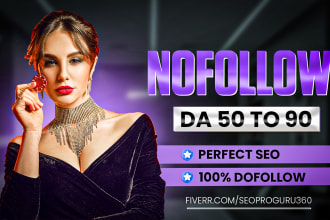 build 500 manual high da contextual SEO nofollow backlinks