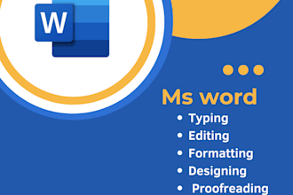 expertly, format and design ms word document