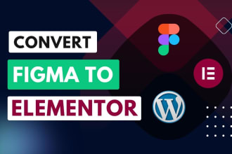 convert figma to elementor website with elementor pro