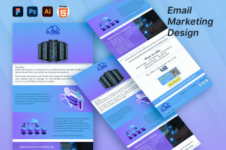 design clickable HTML responsive email marketing and newsletter design template