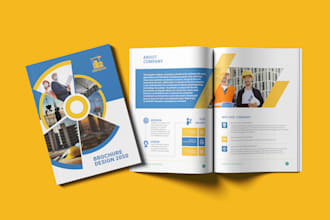 design business flyer, brochure, catalog, booklet, company profile