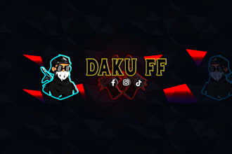 design youtube banner for gaming and other