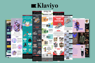 design professional klaviyo email template to attract customers