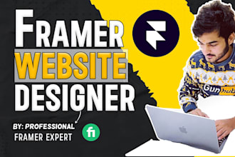 build animated framer website design or figma to framer expert