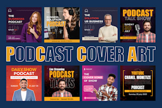 professional podcast cover art and podcast artwork designer specialist