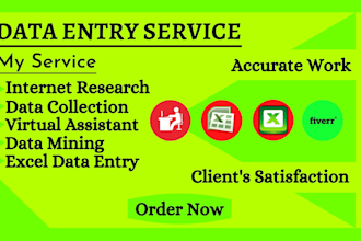 24 Best data entry gig Services To Buy Online | Fiverr