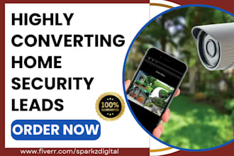 generate home security leads locksmith surveillance cctv cyber security website