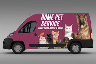 design unique food truck wrap, boat, car and vehicle wrapping expert designer