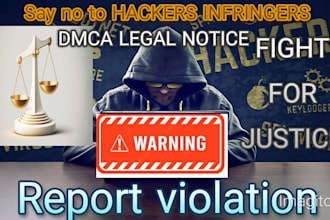 report dmca takedown notice to remove copyright infringing content