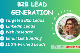 do highly targeted b2b lead generation data scraping email list building