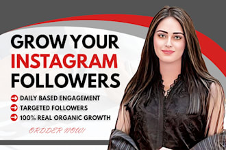 do instagram marketing, manage, grow and promote your page