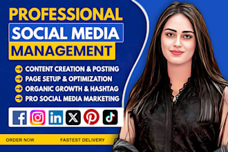 be your social media marketing manager and content creator