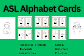 create asl sign languages activities for children