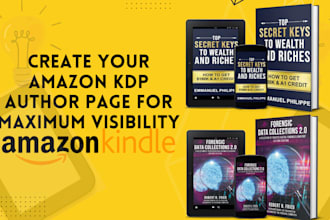 create your amazon KDP author page for maximum visibility