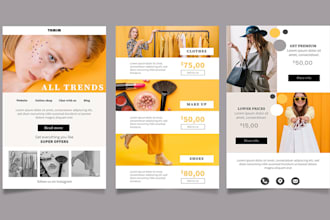 design klaviyo email template newsletter campaign flow