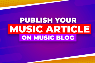 publish your music news article on a music blog