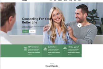 do psychotherapy business website design