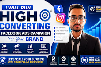 run high coverting facebook ads campaign for your brand
