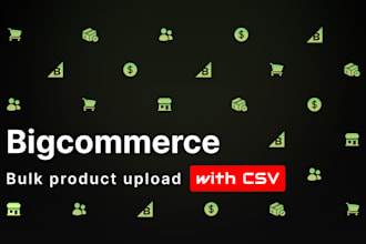 list products on bigcommerce in bulk via CSV