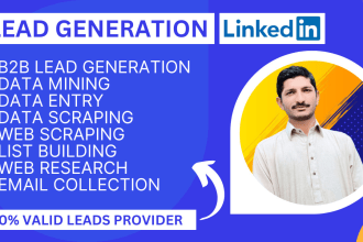 do b2b linkedin lead generation by using a sales navigator