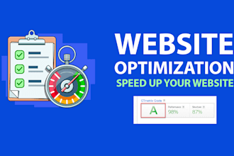 do website speed optimize, improve website speed up with on page SEO