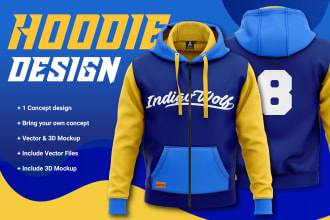 design hoodie, jacket, jersey and any clothing designs