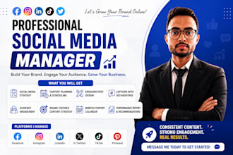 your social media marketing manager