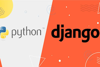 be your python django website developer